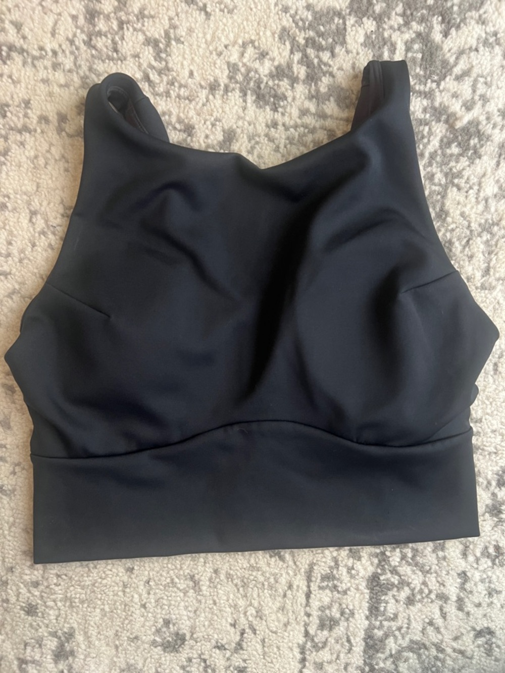Black Women's Athletic Crop Tank Top - Public Rec